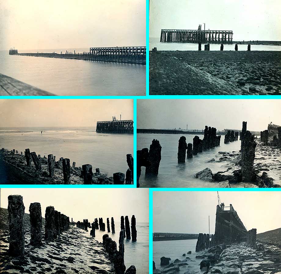 collage vernietigde staketsels 1914